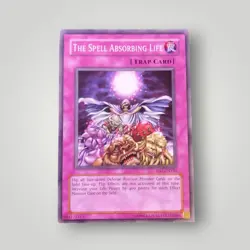 Yugioh LP/NM 1st Edition The Spell Absorbing Life MFC-104 Common ASIAN/English - Image 1