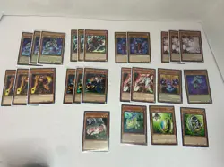 YUGIOH Ready-to-Play Phantom Knights Deck Complete w/ Zeus, Droplet, Ash - Image 1