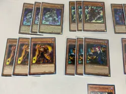 YUGIOH Ready-to-Play Phantom Knights Deck Complete w/ Zeus, Droplet, Ash - Image 2