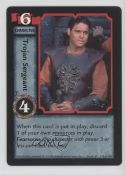 1998 Xena Warrior Princess Collectible Card Game 1st Edition Trojan Sergeant 2k3 - Image 1