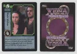 1998 Xena Warrior Princess Collectible Card Game 1st Edition Black Wolves 2k3 - Image 3