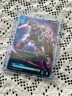 Gundam Card Game - Newtype Rising - GD001-002 LR - Unicorn Gundam (Destroy Mode) - Image 1