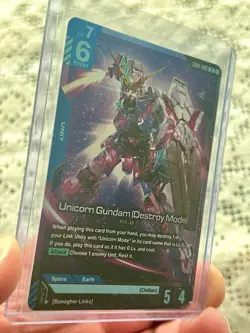 Gundam Card Game - Newtype Rising - GD001-002 LR - Unicorn Gundam (Destroy Mode) - Image 3