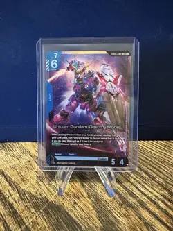 Gundam Card Game - Newtype Rising - GD001-002 LR - Unicorn Gundam (Destroy Mode) - Image 3