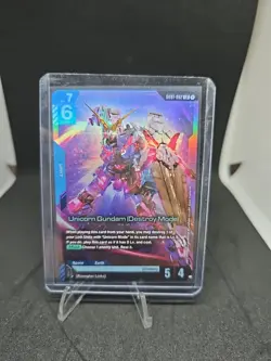 Gundam Card Game - Newtype Rising - GD001-002 LR - Unicorn Gundam (Destroy Mode) - Image 1