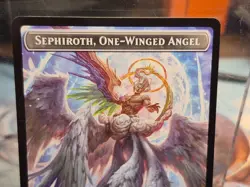 24 Sephiroth, One-Winged Angel Emblem Token Final Fantasy FIN MTG Card Creature - Image 3