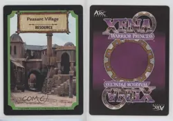 1998 Xena Warrior Princess Collectible Card Game 1st Edition Peasant Village 2k3 - Image 3