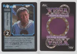 1998 Xena Warrior Princess Collectible Card Game 1st Edition Mystic Priest 2k3 - Image 3
