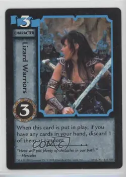 1998 Xena Warrior Princess Collectible Card Game 1st Edition Lizard Warriors 2k3 - Image 1