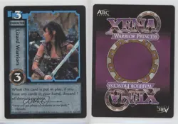 1998 Xena Warrior Princess Collectible Card Game 1st Edition Lizard Warriors 2k3 - Image 3