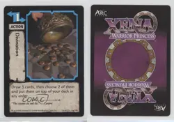 1998 Xena Warrior Princess Collectible Card Game 1st Edition Divination #3 2k3 - Image 3