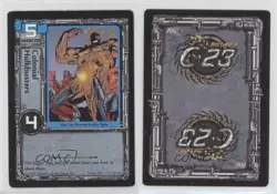 1998 Jim Lee's C-23 Collectible Card Game Colonial Hulkbusters #117 2k3 - Image 3