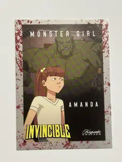 SDCC 2025 INVINCIBLE Blood Splatter Amanda Promo Card # 226 Limited To 100 Excl - Image 1