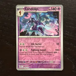 Ceruledge 098/193 Pokemon Paldea Evolved SV02 Reverse Holo Rare Card NM - Image 1