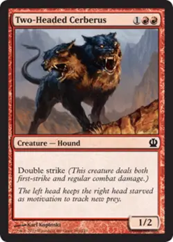 Two-Headed Cerberus - Theros # MTG Magic The Gathering - Image 1