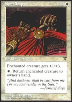 Sun Clasp - Visions #21/167 MTG Magic The Gathering - Image 1