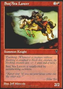 Suq'Ata Lancer - Visions #96/167 MTG Magic The Gathering - Image 1