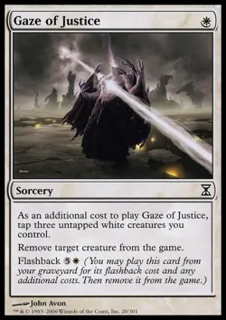 Gaze of Justice - Time Spiral #20/301 MTG Magic The Gathering - Image 1