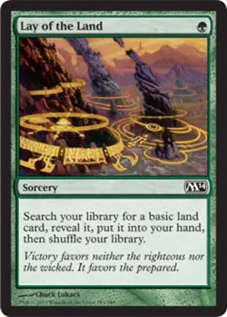 Lay of the Land - Magic 2014 (M14) #183/249 MTG Magic The Gathering - Image 1