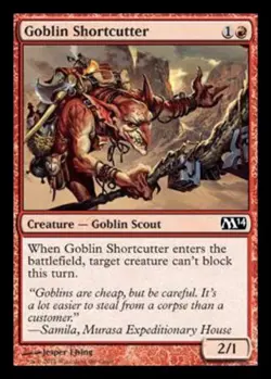Goblin Shortcutter - Magic 2014 (M14) #142/249 MTG Magic The Gathering - Image 1