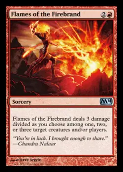Flames of the Firebrand - Magic 2014 (M14) #139/249 MTG Magic The Gathering - Image 1