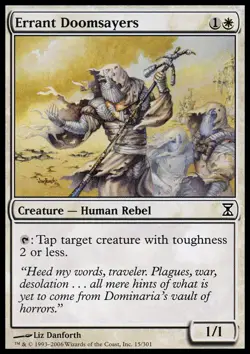 Errant Doomsayers - Time Spiral #15/301 MTG Magic The Gathering - Image 1