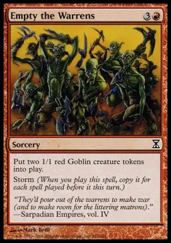 Empty the Warrens - Time Spiral #152/301 MTG Magic The Gathering - Image 1