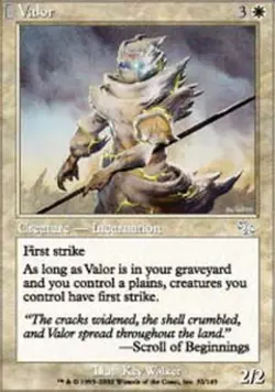Valor - Judgment #32/143 MTG Magic The Gathering - Image 1