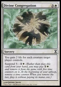 Divine Congregation - Time Spiral #13/301 MTG Magic The Gathering - Image 1