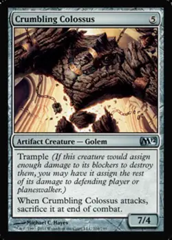 Crumbling Colossus - Magic 2012 (M12) #204/249 MTG Magic The Gathering - Image 1