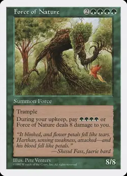 MTG - Force of Nature - Fifth Edition - X1 - (LP) - - Image 1
