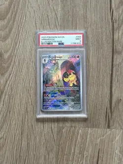 2023 POKEMON SVI EN-SCARLET & VIOLET ILLUSTRATION RARE #203 ARMAROUGE PSA 9 - Image 1
