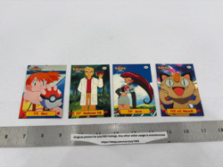 (4) Pokemon TV Animation Cards - TV3 Misty, TV7 Prof Oak, TV9 Jesse, TV11 Meowth - Image 1