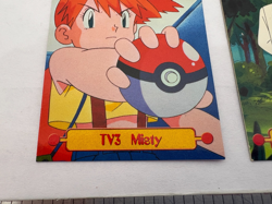(4) Pokemon TV Animation Cards - TV3 Misty, TV7 Prof Oak, TV9 Jesse, TV11 Meowth - Image 4