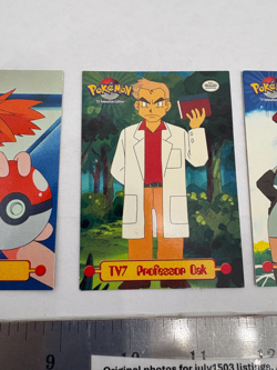(4) Pokemon TV Animation Cards - TV3 Misty, TV7 Prof Oak, TV9 Jesse, TV11 Meowth - Image 5