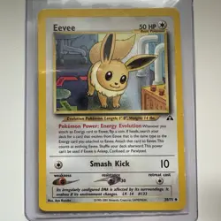 Pokemon TGC, Eevee 38/75 - Neo Discovery Uncommon - Pokemon TCG LP - Image 1