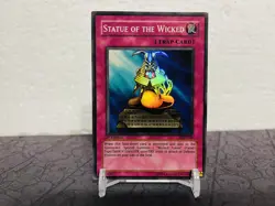 Yugioh Statue Of The Wicked PGD-046 Super Rare 1st Ed - Image 1