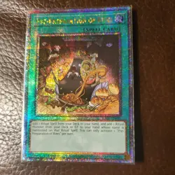 Yugioh Pre-Preparation of Rites RA01-EN055 Quarter Century Secret Rare 1st Ed NM - Image 1