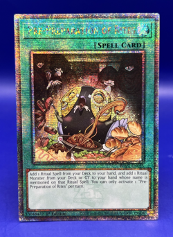 Yugioh Pre-Preparation of Rites RA01-EN055 Quarter Century Secret Rare 1st Ed NM - Image 1