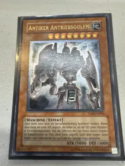 GERMAN Yugioh Ancient Gear Golem TLM-EN006 Ultimate Rare - Image 1