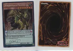 Amorphage Sloth (SR) 1st Ed. YuGiOh Shining Victories #SHVI-EN030 3g6 - Image 3