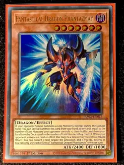 Fantastical Dragon Phantazmay Ultra Rare 1st Edition Mint YuGiOh Card RA02-EN013 - Image 1