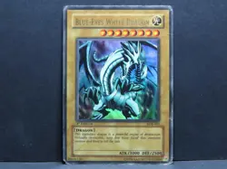 Blue-Eyes White Dragon LOB-001 1st Edition North American Yugioh Card - Image 1