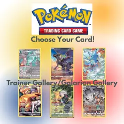 Pokemon TCG Trainer Gallery + Galarian Gal: Choose Your Card! English GG TG NM/M - Image 1