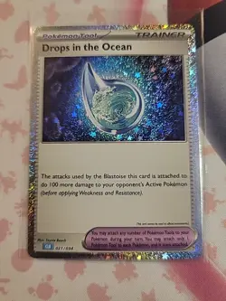 Pokemon Drops in the Ocean 021/034 Trading Card Game Classic Holo - Image 1