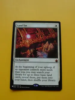 Land Tax. Mythic Enchantment Magic the Gathering Card. - Image 2