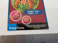 (1) Pokemon Mewtwo Strikes Back Movie Card 4 - #46 Paras - Unperforated - Image 3