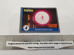 (1) Pokemon Mewtwo Strikes Back Movie Card 4 - #46 Paras - Unperforated - Image 4