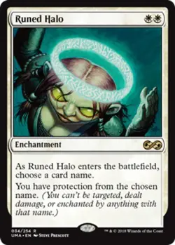 Runed Halo - Ultimate Masters #034/254 MTG Magic The Gathering - Image 1