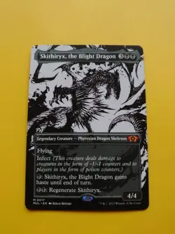 Skithiryx, the blight dragon. Mythic Borderless MUL 0017 Card. - Image 2
